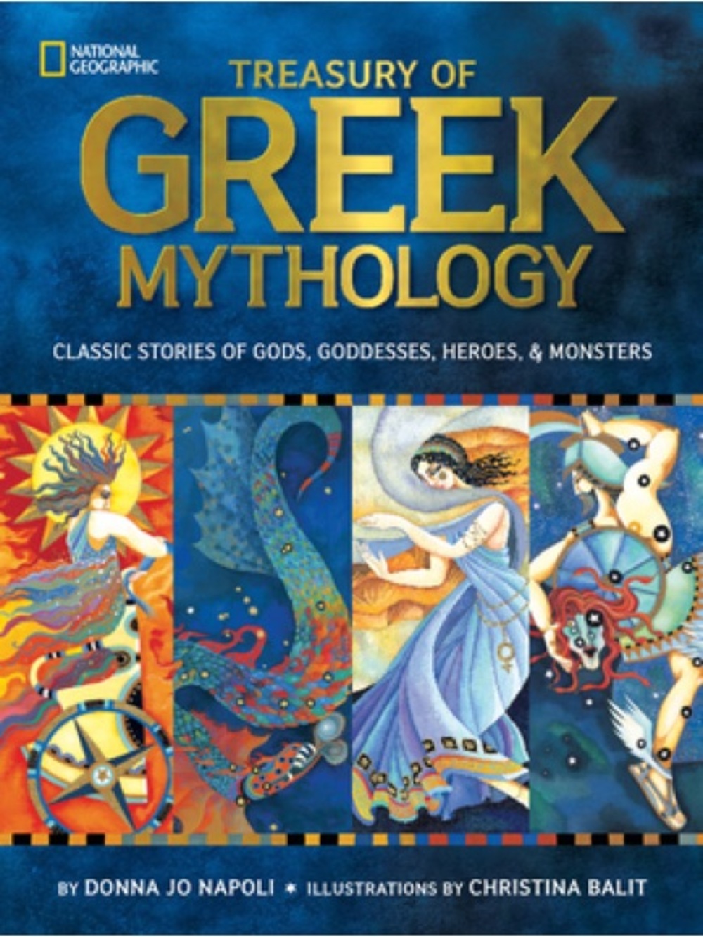 National Geographic Treasury of Greek Mythology - Colorful Illustrated Hardcover